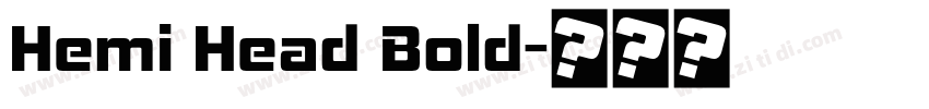 Hemi Head Bold字体转换